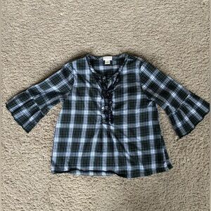 Crewcuts Tartan Blouse